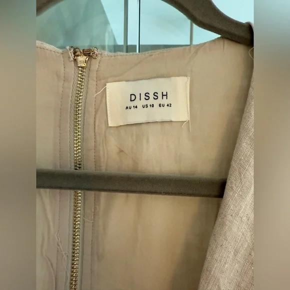 Dissh Dresses | Dissh Tina Maxi Dress in Natural Linen - Picture 7 of 7